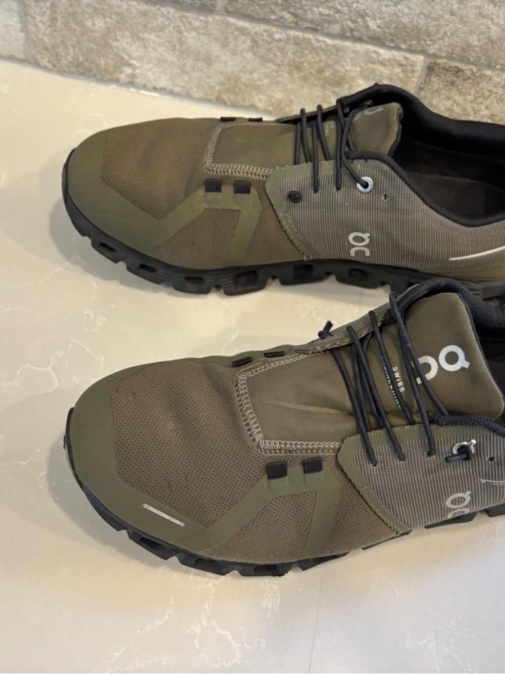 On Running Cloud Waterproof Shoes Men’s 11 Olive Green Trail Athletic - Picture 10 of 10